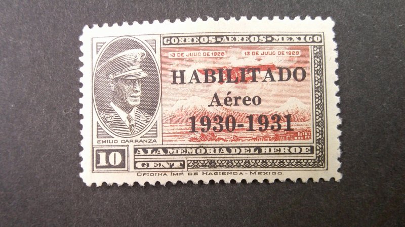 Mexico 1930 Airmails Scott# C31-C36 Complete set of 6 MLH (except C31, C33 USED)