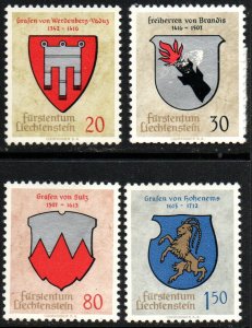 Liechtenstein Sc #386-389 MNH