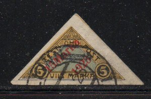 Estonia Sc C3 1923  15 Marka 1923 overprint airmail stamp used