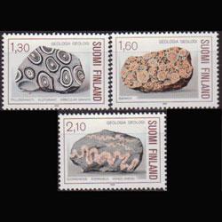 FINLAND 1986 - Scott# 732-4 Geological Soc. Set of 3 NH