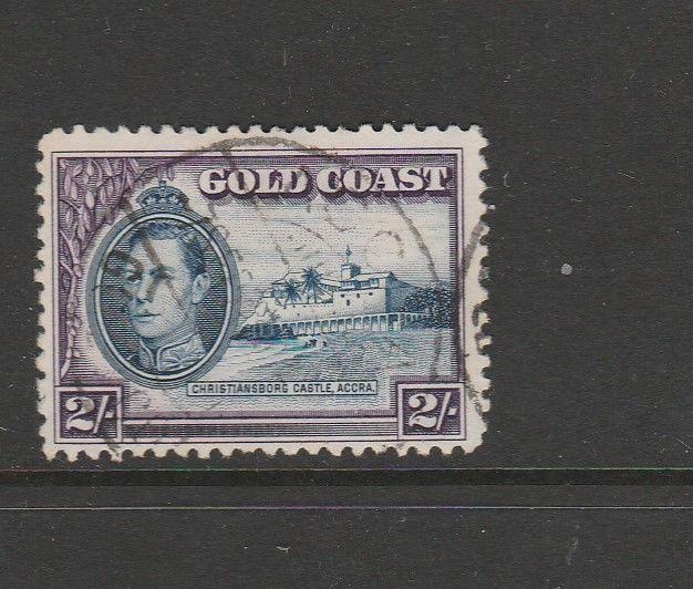 Gold Coast 1938 2/- Used P11.5 x 12 SG 130a