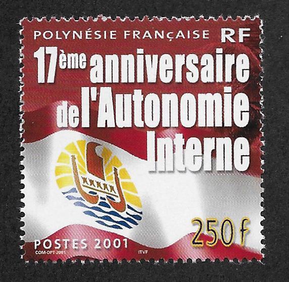 FRENCH POLYNESIA SC# 804  VF/MNH 2001