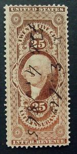 USA, Scott R47c with Manuscript Cancel