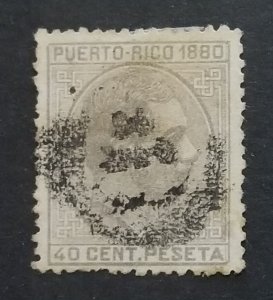 PUERTO RICO Scott 39 Used Stamp T6800