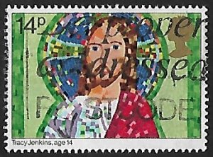 Great Britain # 961 - Drawing of Jesus - used....{Blw3}