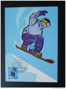 ski comics maximum card Luxembourg 2002