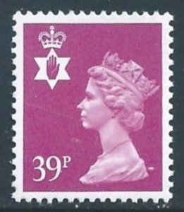 Great Britain-No. Ireland #NIMH56 NH 39p Queen Elizabeth - Type II