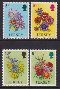 Jersey 95-98 Flowers MNH VF