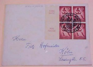 CROATIA 1940 COVER TO GERMANY