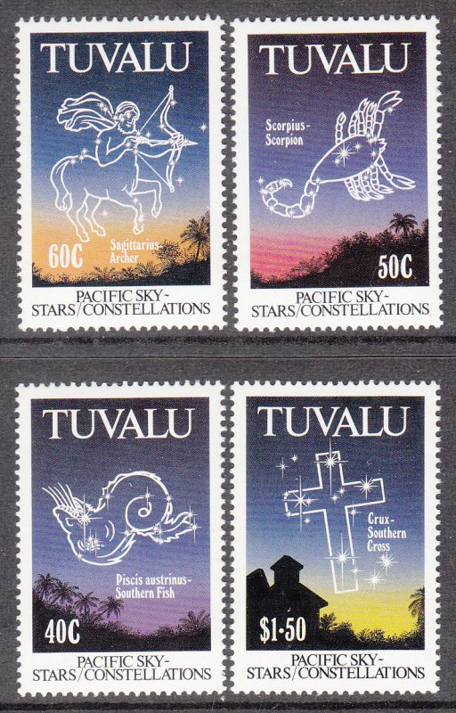 Tuvalu 586-589 Constellations MNH VF