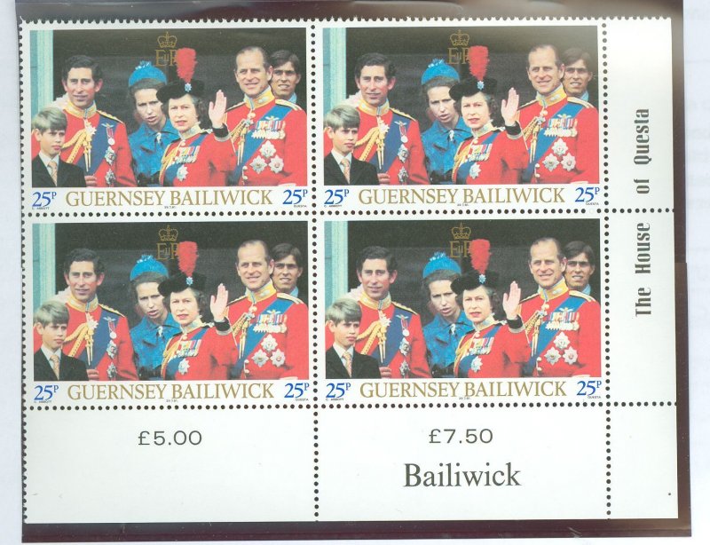 Guernsey #2226  Plate Block