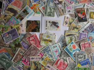 Hoard breakup mixture 150 MALAYA/MALAYSIA Duplicates & mixed condition