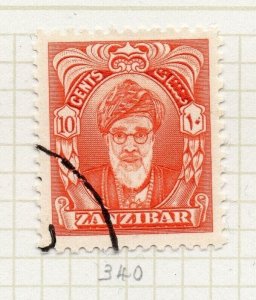 Zanzibar 1952 Early Issue Fine Used 10c. NW-207629