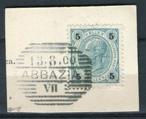 AUSTRIA; 1890s-1900s early F. Joseph issue fine used Full Postmark PIECE