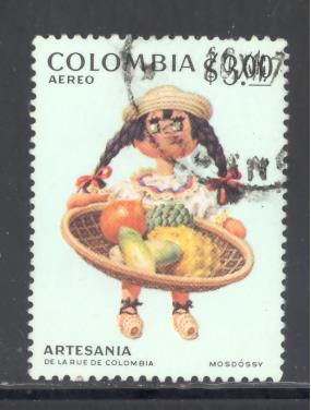 Colombia Sc # C571 used (DT)