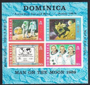 1970	Dominica	292-295/B2b	Apollo 11