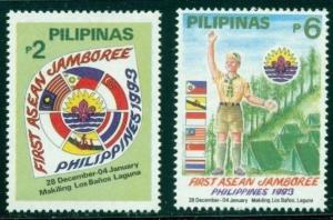 Philippines Scott #2286-2287 MNH ASEAN Scout Jamboree $$