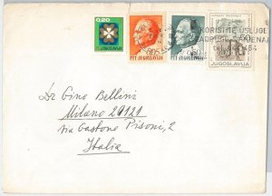 50543 - Yugoslavia - POSTAL HISTORY - COVER to ITALY 1966-