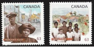 Canada #2702i-03i MNH die cut pair, Black history month , issued 2013