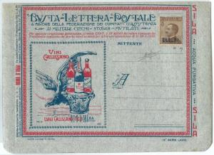 69579 - ITALY - POSTAL HISTORY - BLP COVER # 9  - WINE medicine EAGLE birds