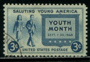 963 US 3c Youth Month, used