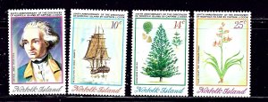 Norfolk Is 175-78 MNH 1974 set (ap1844)