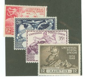 Mauritius #231-4 Unused Single (Complete Set)