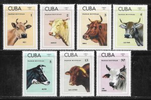 Cuba 1804-1810 Cattle set MNH