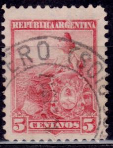 Argentina 1899-1903, Liberty Seated, 5c, sc#127, used