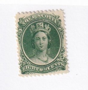 NOVA SCOTIA # 11-12 VF-MH- MLH Q/VICTORIA 8.5cts & 12.5cts CAT VALUE $210 RESALE