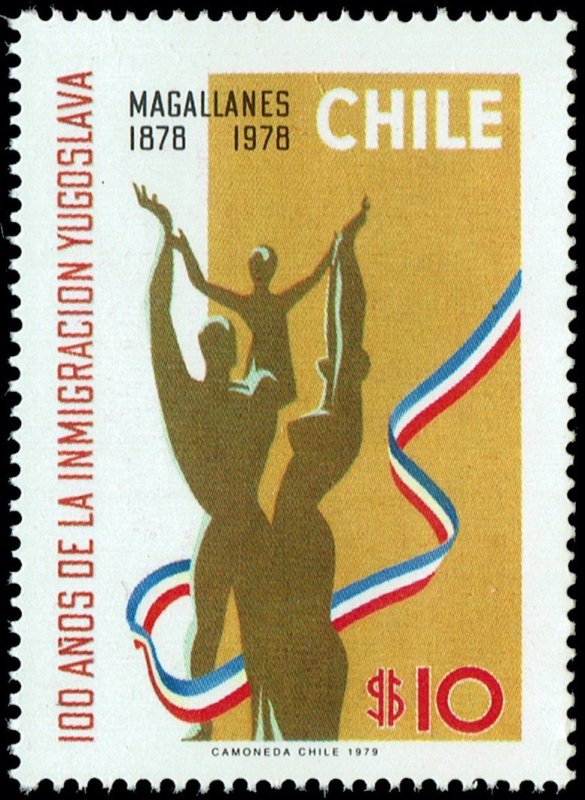 Chile #551  MNH - Yugoslavian Immigration (1979)