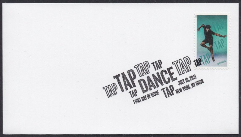 US 5609-5613 Tap Dance (set of 5) BWP FDC 2021