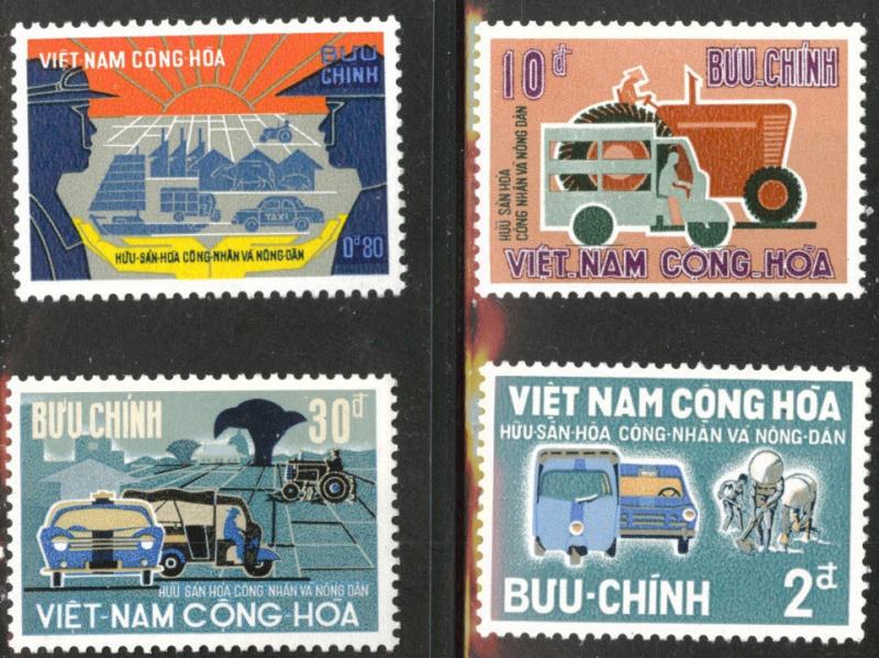 Vietnam  Scott 331-334 MH* stamp set