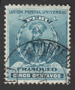 PERU YEAR 1896 - 98. SCOTT # 145. USED. # 2