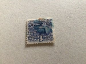 United States 1869 Baldwins Locomotive 3 cent  used stamp A11541