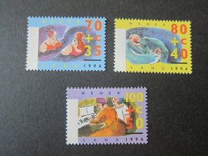 Netherlands 1995 Sc B689-91 set MNH