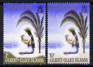 GILBERT & ELLICE IS. - 1969 - Christmas - Perf 2v Set - MNH