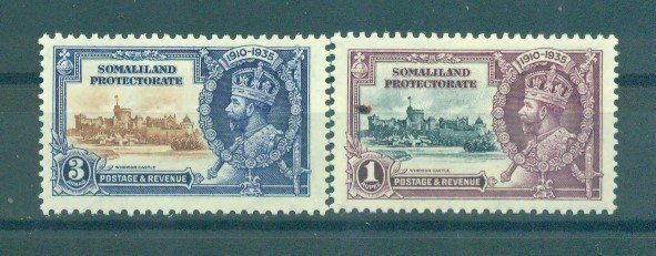 Somaliland Protectorate sc# 77-80 mh cat value $17.00