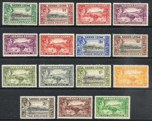 Sierra Leone SG188/199 KGVI Set to 10/- M/M