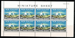 NEW ZEALAND 1964 QE II MINI SHEETS MINT (NH) SGMS823b Wmk.98 P.15x14 SUPERB