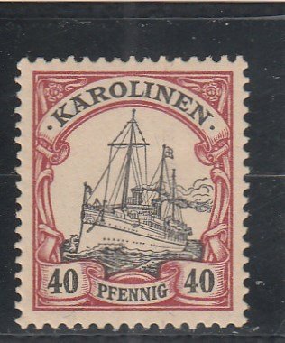 Caroline Islands  Scott#  13  MH  (1901 Kaiser's Yacht)