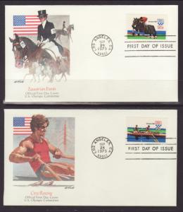 US 1791-1794 Olympics 1979 Fleetwood S/4 U/A FDC