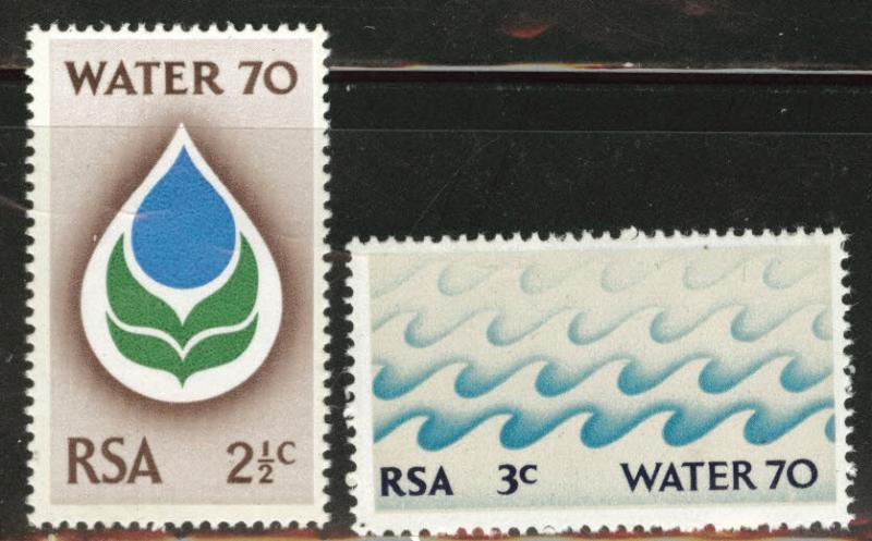 South Africa Scott 359-360 MNH** 1970 stamp set