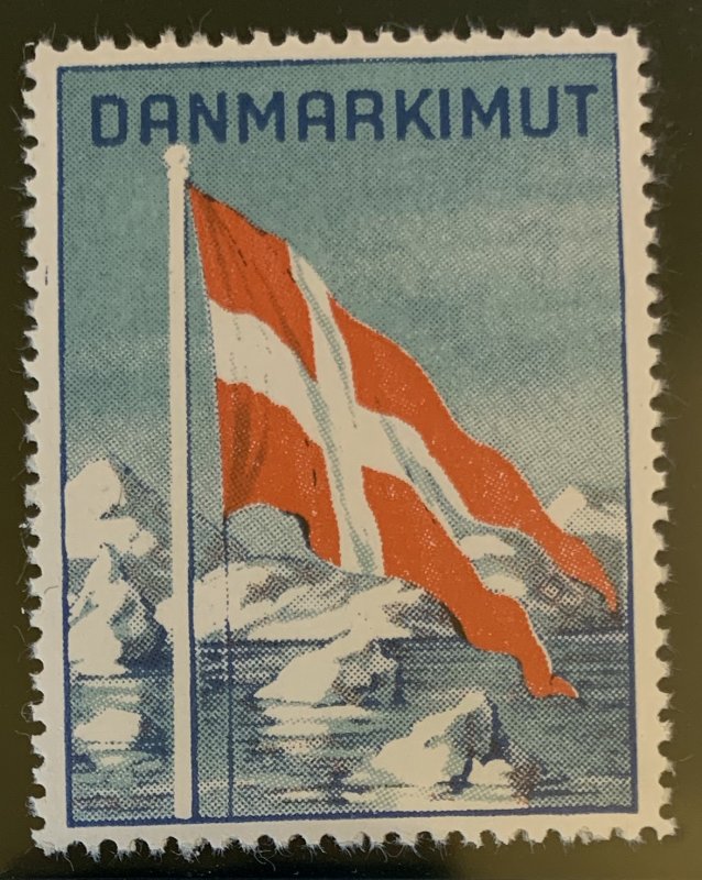 Greenland 1942 Cinderella MNH. Seal, flag