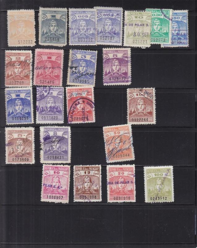 Paraguay Lot, 50+ different, Mint/Used (23732)