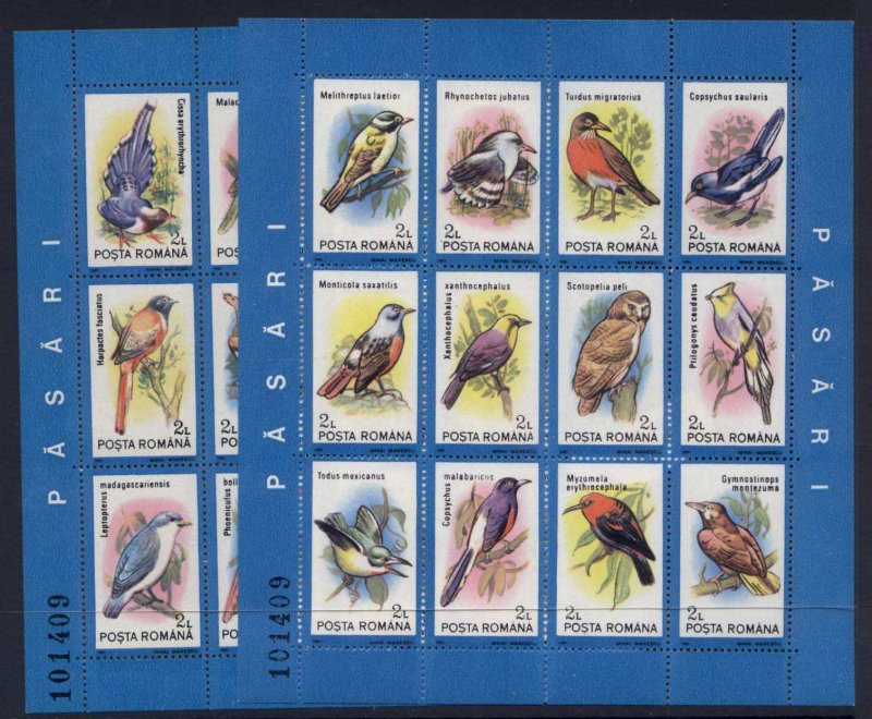 Romania 3691-2 MNH Birds