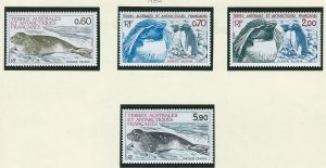 FRENCH SOUTHERN AND ANTARCTIC TERRITORY mnh  Scott Cat # 107-110