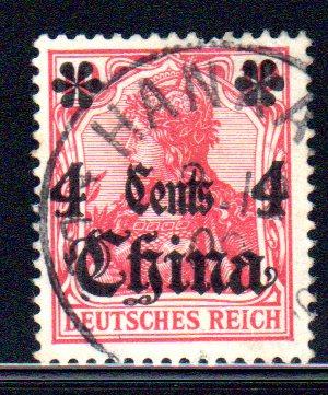 German Offices in China #39, Hankau cancel dated 1909