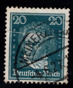 Germany Scott 357 Used  Beethoven stamp