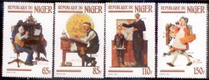 Niger 1982 SC# 599-602 MLH-OG L2733